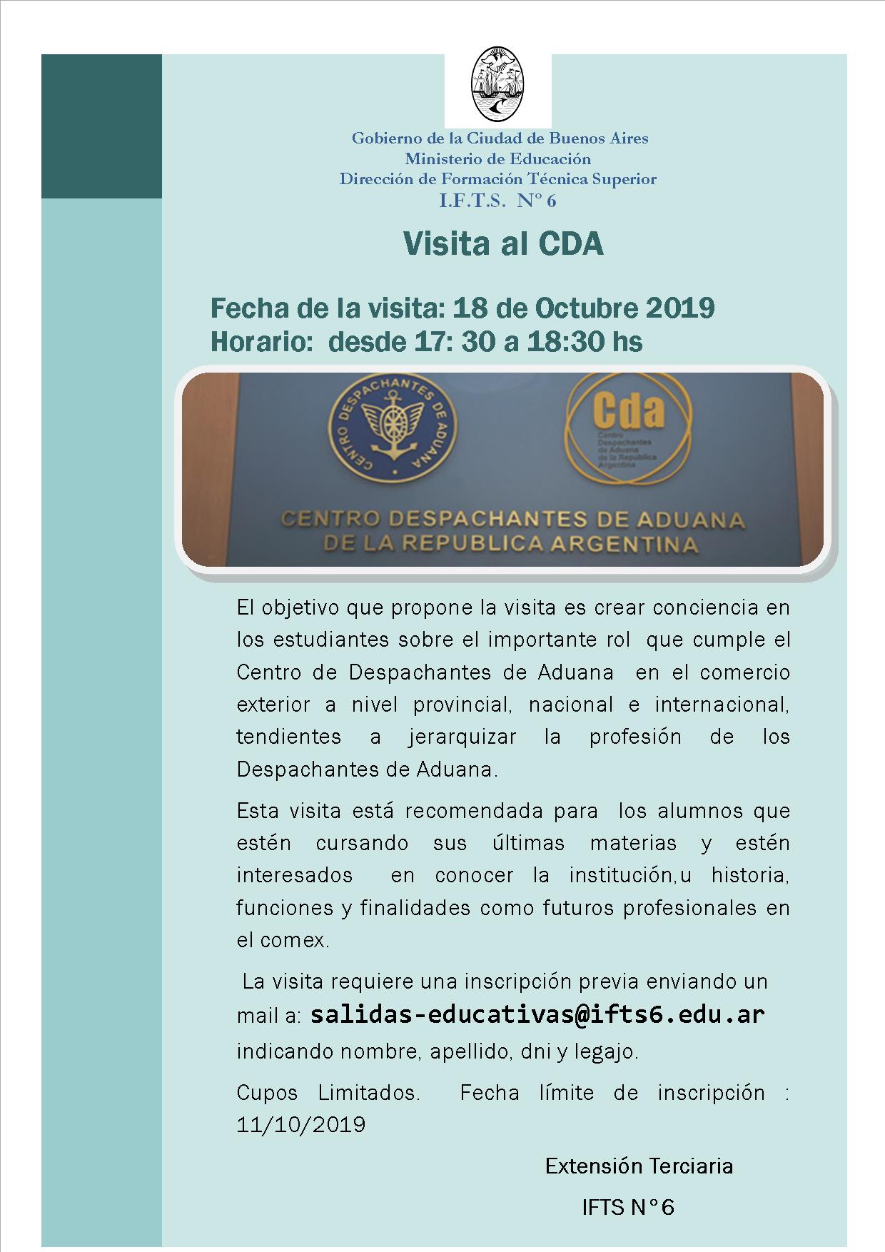 Visita CDA 18 10 2019